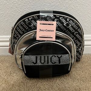 Juicy Couture Cosmetic Bag set🖤